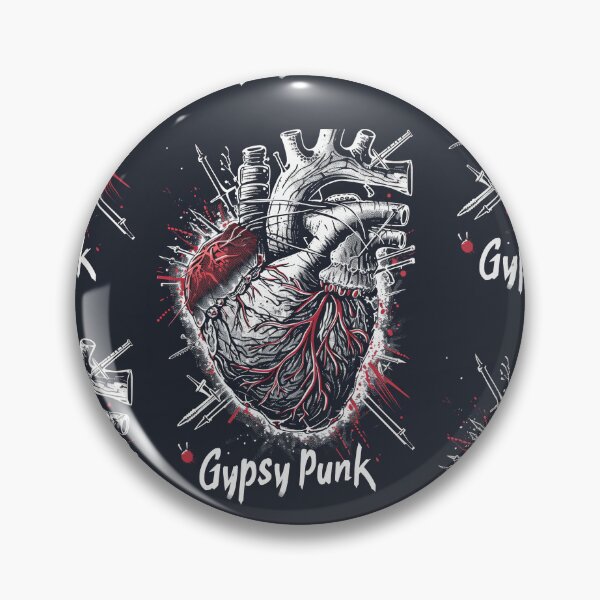 Item preview, Gothic Heart “Gypsy Punk” with Retrofuturistic Font designed and sold by Piotrek0001.