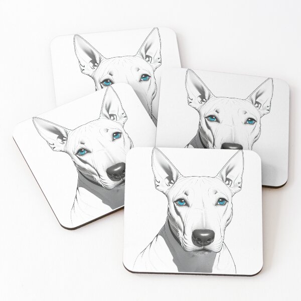 Item preview, Bull Terrier With Blue Eyes designed and sold by JakeNotMike.