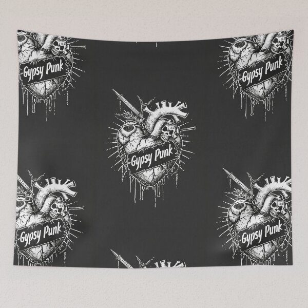 Item preview, Gothic Heart “Gypsy Punk” with Retrofuturistic Font designed and sold by Piotrek0001.