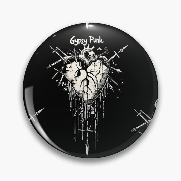 Item preview, Gothic Heart “Gypsy Punk” with Retrofuturistic Font designed and sold by Piotrek0001.