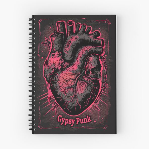 Item preview, Gothic Heart “Gypsy Punk” with Retrofuturistic Font designed and sold by Piotrek0001.