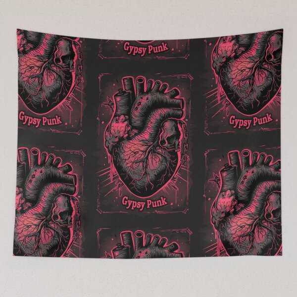 Item preview, Gothic Heart “Gypsy Punk” with Retrofuturistic Font designed and sold by Piotrek0001.