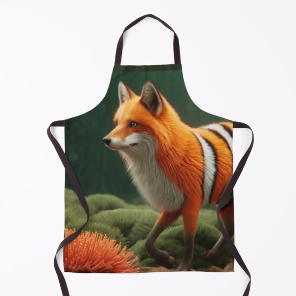 Item preview, Fox-Clown Fish Hybrid: Vibrant Digital Art designed and sold by FantasyHybrids.