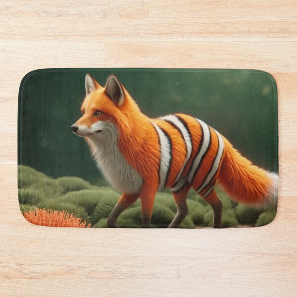 Item preview, Fox-Clown Fish Hybrid: Vibrant Digital Art  designed and sold by FantasyHybrids.