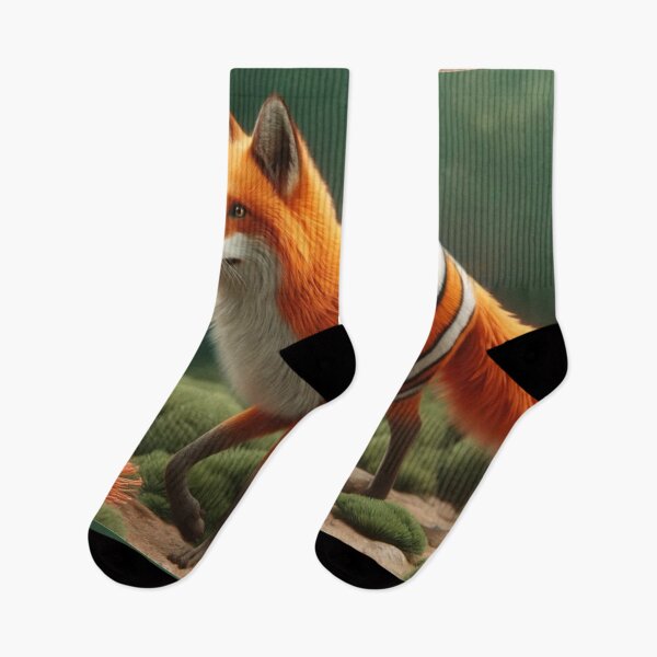 Item preview, Fox-Clown Fish Hybrid: Vibrant Digital Art  designed and sold by FantasyHybrids.