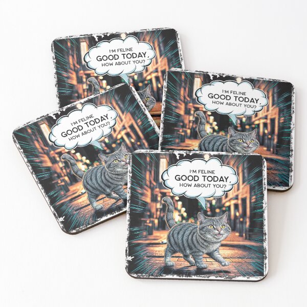 Item preview, Feline Good! designed and sold by ForeverPrintsOK.