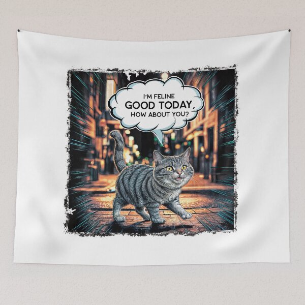 Item preview, Feline Good! designed and sold by ForeverPrintsOK.