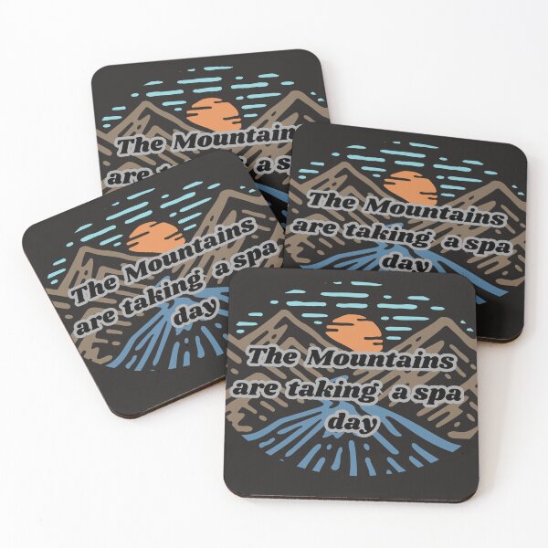 Item preview, The Mountains are having a spa day. designed and sold by Demetria3.