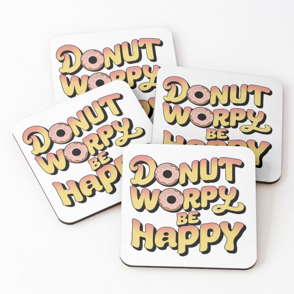 Item preview, Donut worry be happy  designed and sold by Humanity brush .