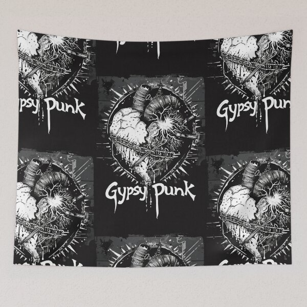 Item preview, Gothic Heart “Gypsy Punk” with Retrofuturistic Font designed and sold by Piotrek0001.