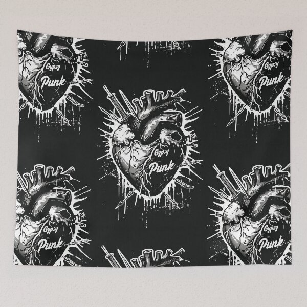 Item preview, Gothic Heart “Gypsy Punk” with Retrofuturistic Font designed and sold by Piotrek0001.