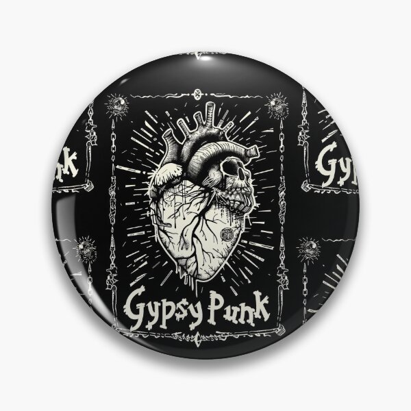 Item preview, Gothic Heart “Gypsy Punk” with Retrofuturistic Font designed and sold by Piotrek0001.