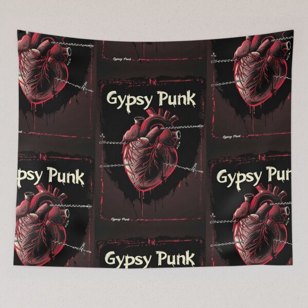 Item preview, Gothic Heart “Gypsy Punk” with Retrofuturistic Font designed and sold by Piotrek0001.