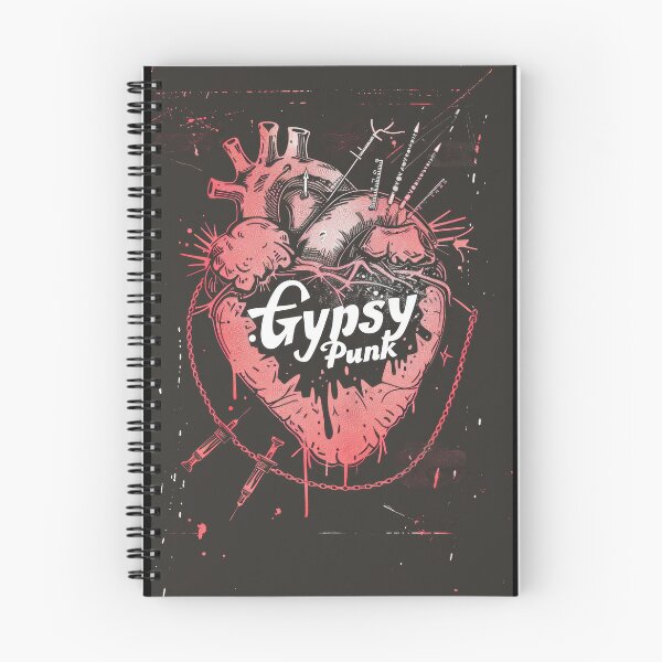 Item preview, Gothic Heart “Gypsy Punk” with Retrofuturistic Font designed and sold by Piotrek0001.