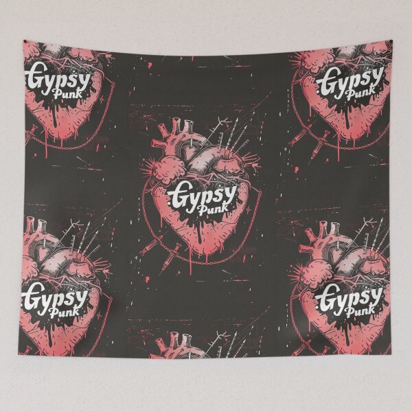 Item preview, Gothic Heart “Gypsy Punk” with Retrofuturistic Font designed and sold by Piotrek0001.