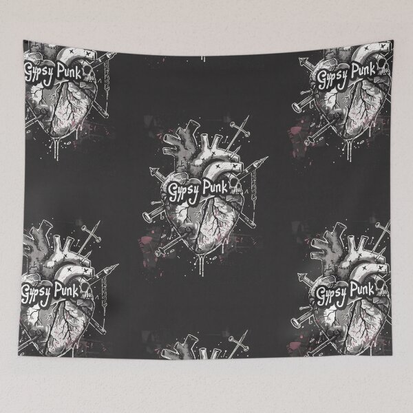Item preview, Gothic Heart “Gypsy Punk” with Retrofuturistic Font designed and sold by Piotrek0001.