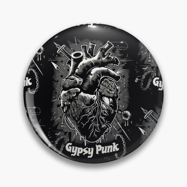 Item preview, Gothic Heart “Gypsy Punk” with Retrofuturistic Font designed and sold by Piotrek0001.