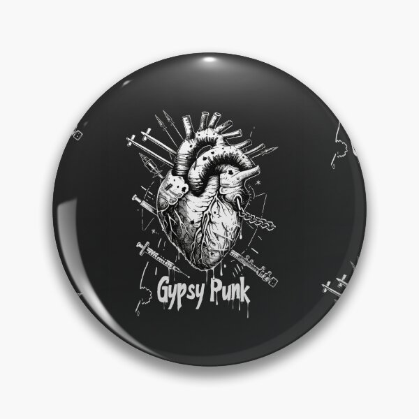 Item preview, Gothic Heart “Gypsy Punk” with Retrofuturistic Font designed and sold by Piotrek0001.