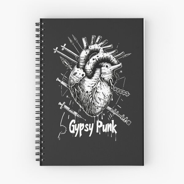Item preview, Gothic Heart “Gypsy Punk” with Retrofuturistic Font designed and sold by Piotrek0001.