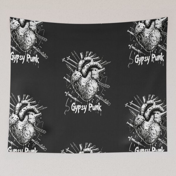 Item preview, Gothic Heart “Gypsy Punk” with Retrofuturistic Font designed and sold by Piotrek0001.