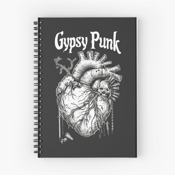 Item preview, Gothic Heart “Gypsy Punk” with Retrofuturistic Font designed and sold by Piotrek0001.