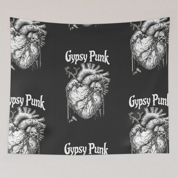 Item preview, Gothic Heart “Gypsy Punk” with Retrofuturistic Font designed and sold by Piotrek0001.