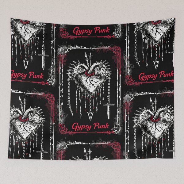 Item preview, Gothic Heart “Gypsy Punk” with Retrofuturistic Font designed and sold by Piotrek0001.