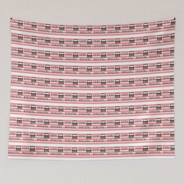 Item preview, Going Bongoing - pink stripes designed and sold by LocalOddball.