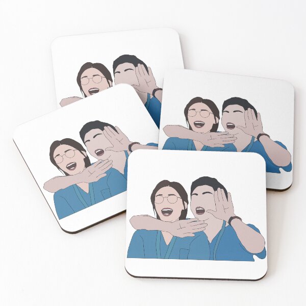 Item preview, Hospital Playlist Kdrama Sticker designed and sold by pallakspov.