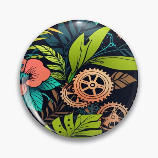 Item preview, Floral machine. designed and sold by cbishopbailey.