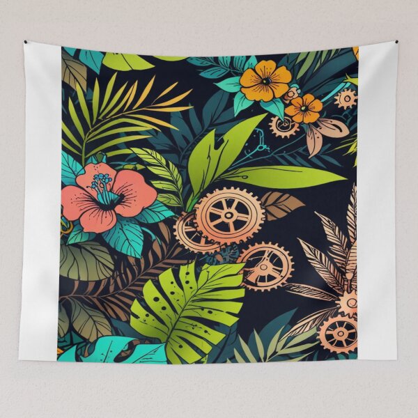 Item preview, Floral machine. designed and sold by cbishopbailey.