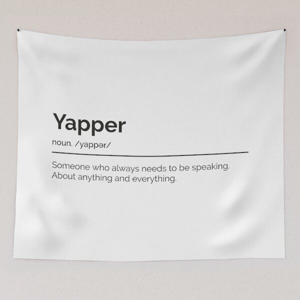 Item preview, Yapper Definition designed and sold by ZenStitchMotifs.