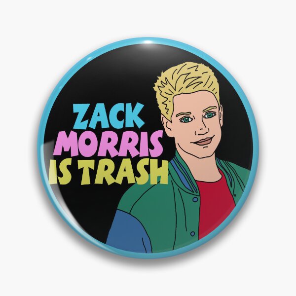 Item preview, Zack Morris is Trash Cartoon Funny Parody 90s TV Teen Heartthrob designed and sold by peakednthe90s.