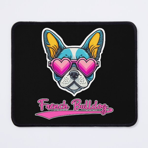 Item preview, French Bulldog in Heart Shaped Sunglasses designed and sold by KellysComColors.