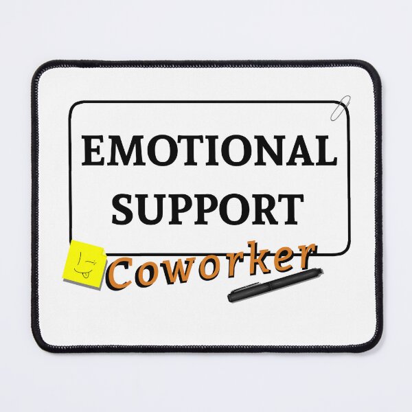 Item preview, Emotional Support Coworker designed and sold by Robin-The-Moth's room full of lamps.