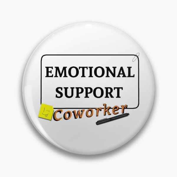 Item preview, Emotional Support Coworker designed and sold by Robin-The-Moth's room full of lamps.