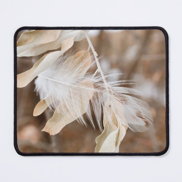 Item preview, White Feather On Tree Branch designed and sold by FeatherfallSTU.