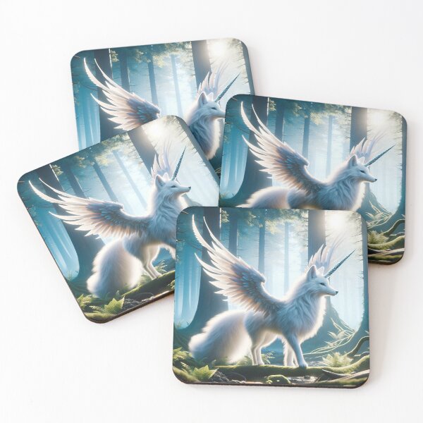 Item preview, Fox-Alicorn Hybrid: Majestic Fantasy Art designed and sold by FantasyHybrids.