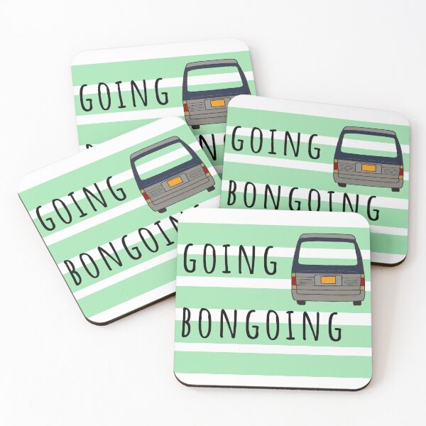 Item preview, Going Bongoing - minty green stripes designed and sold by LocalOddball.