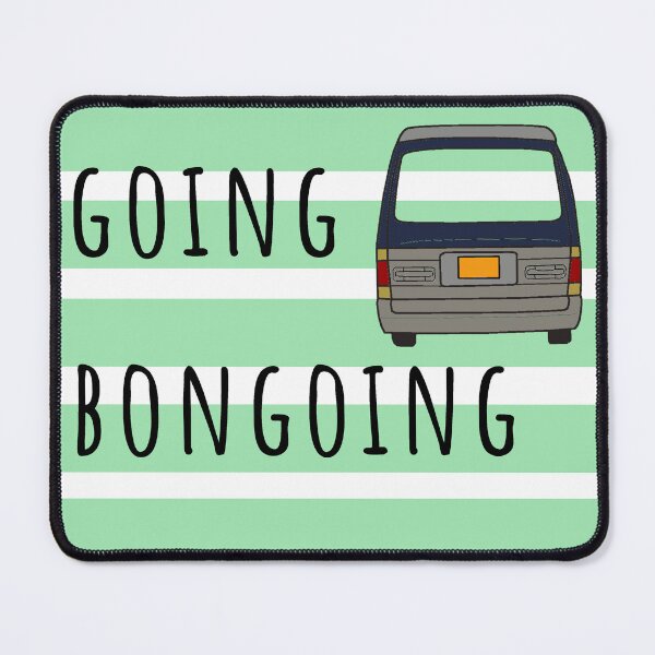 Item preview, Going Bongoing - minty green stripes designed and sold by LocalOddball.