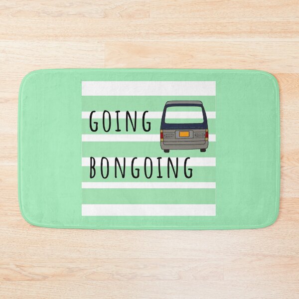 Item preview, Going Bongoing - minty green stripes designed and sold by LocalOddball.