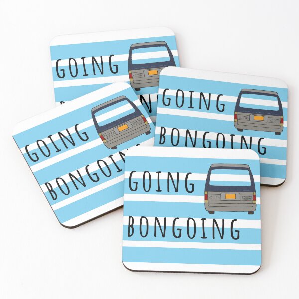 Item preview, Going Bongoing - Blue stripes designed and sold by LocalOddball.