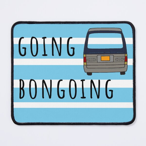 Item preview, Going Bongoing - Blue stripes designed and sold by LocalOddball.
