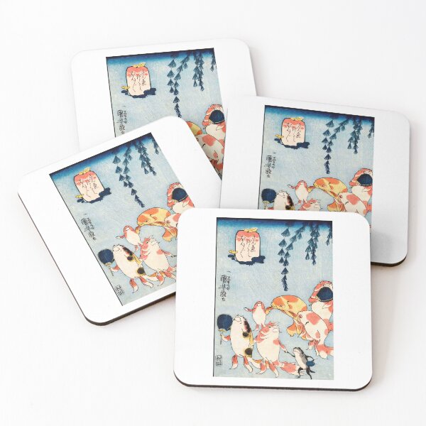 Item preview, Utagawa Kuniyoshi Woodblock Goldfish series, Kite Thief Ukiyo-e from Japan designed and sold by TeeARTHY.