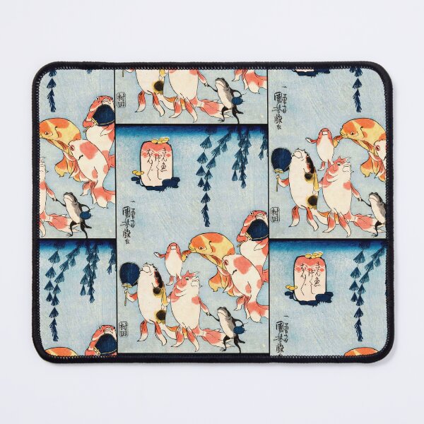 Item preview, Utagawa Kuniyoshi Woodblock Goldfish series, Kite Thief Ukiyo-e from Japan designed and sold by TeeARTHY.
