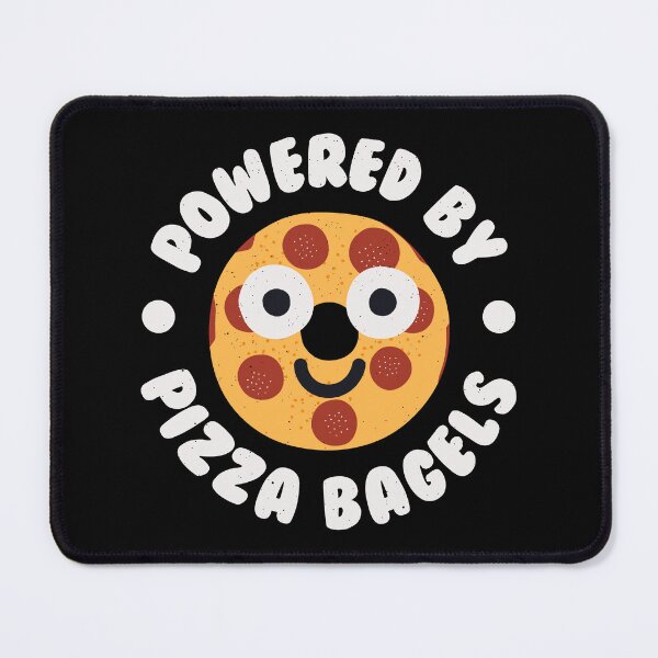 Item preview, Powered By Pizza Bagels - Pizza Bagels designed and sold by TomThornton.