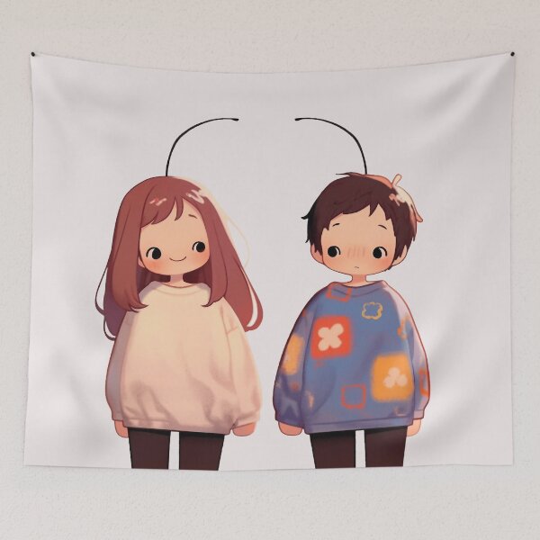 Item preview, Billie Eilish inspired ilomilo couple designed and sold by Nowshin Tasnim.