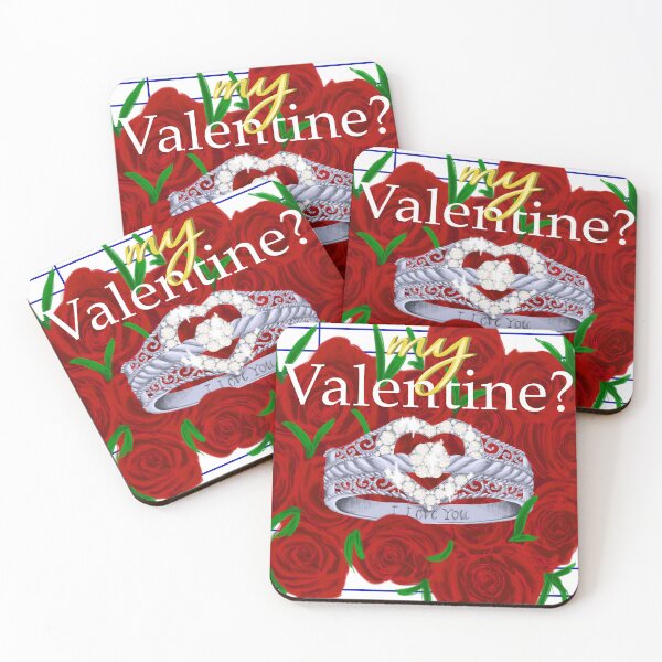 Item preview, Will you be my Valentine?  designed and sold by DigitalFlorist.