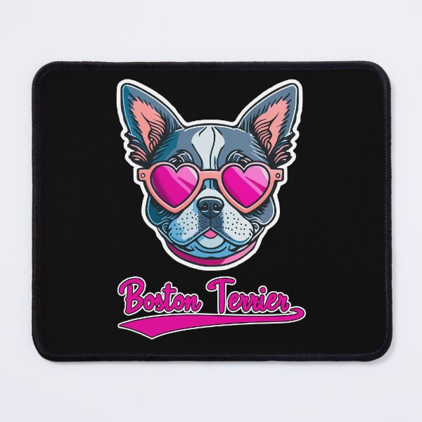 Item preview, Boston Terrier in Heart Shaped Sunglasses designed and sold by KellysComColors.