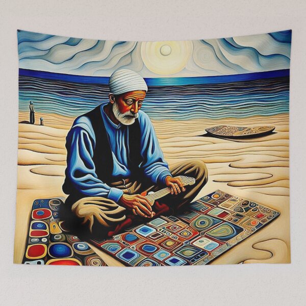 Item preview, Meditation on the beach designed and sold by George Hutton Hunter.